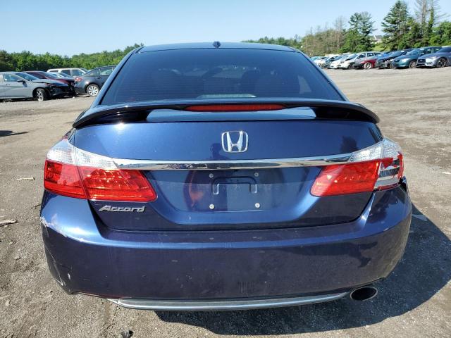 1HGCR2F80DA223913 - 2013 HONDA ACCORD EXL BLUE photo 6