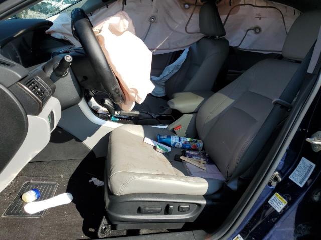 1HGCR2F80DA223913 - 2013 HONDA ACCORD EXL BLUE photo 7