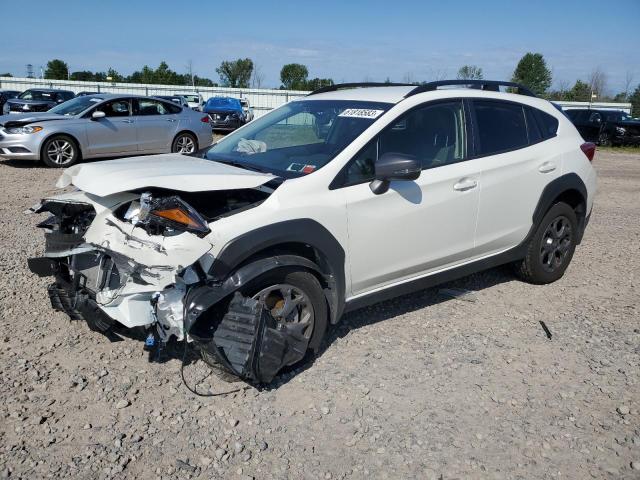 JF2GTHRC4MH321131 - 2021 SUBARU CROSSTREK SPORT WHITE photo 1