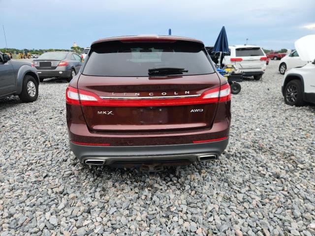 2LMTJ8LR9GBL69578 - 2016 LINCOLN MKX RESERVE BURGUNDY photo 6