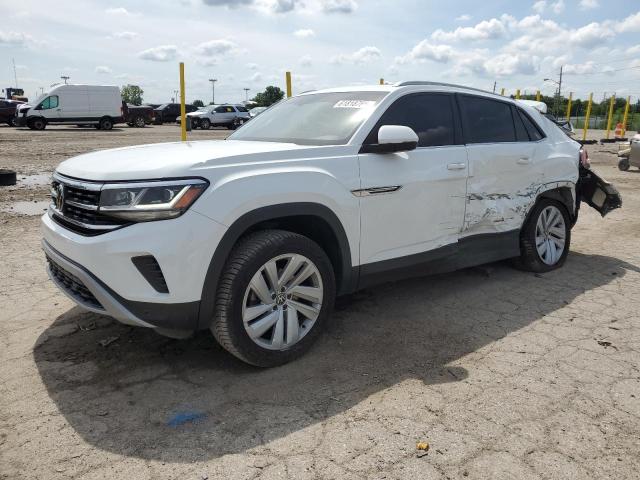 1V26E2CA1LC209356 - 2020 VOLKSWAGEN ATLAS CROS SE WHITE photo 1