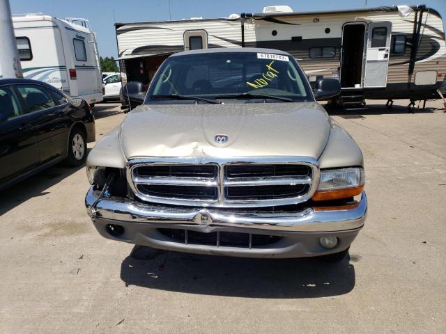 1B7GL42X52S702149 - 2002 DODGE DAKOTA SLT CREAM photo 5