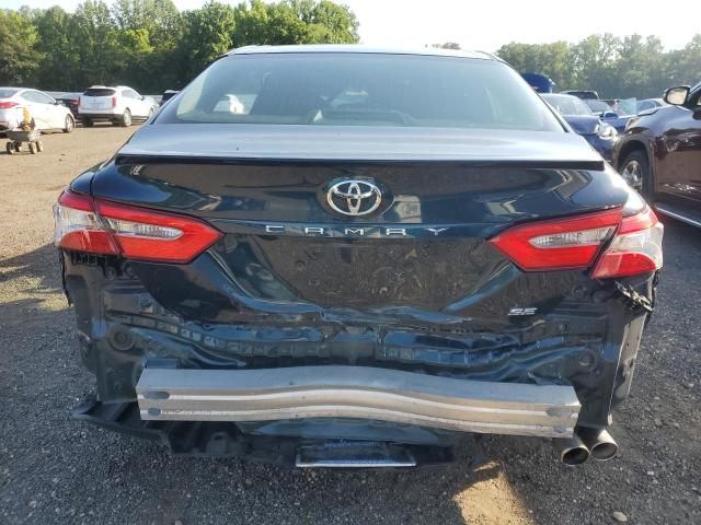 4T1B11HK7JU599096 - 2018 TOYOTA CAMRY L BLUE photo 6