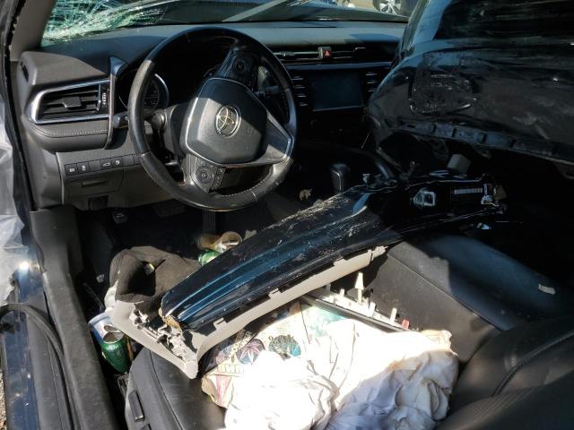 4T1B11HK7JU599096 - 2018 TOYOTA CAMRY L BLUE photo 8