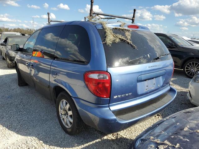 1D4GP45R07B109777 - 2007 DODGE CARAVAN SXT BLUE photo 3