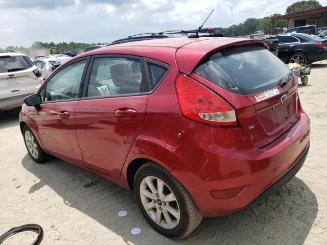 3FADP4EJ3CM162668 - 2012 FORD FIESTA SE RED photo 2