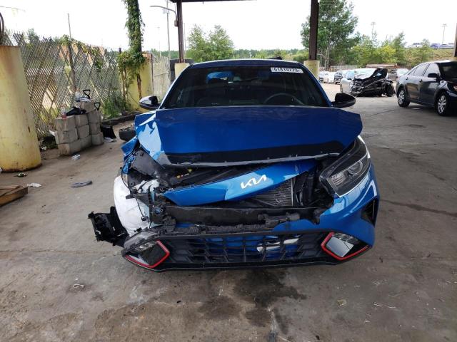 3KPF54AD3NE484734 - 2022 KIA FORTE GT LINE BLUE photo 5