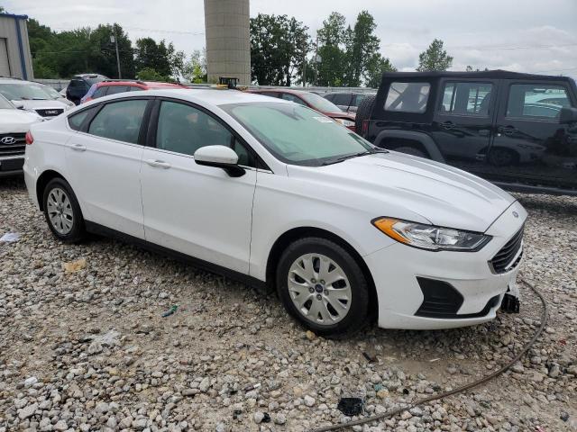 3FA6P0G77LR267073 - 2020 FORD FUSION S WHITE photo 4