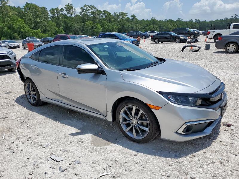 JHMFC1F76KX008589 - 2019 HONDA CIVIC EXL 银色 照片 4