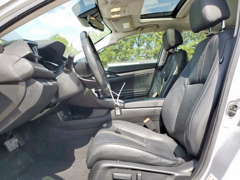 JHMFC1F76KX008589 - 2019 HONDA CIVIC EXL 银色 照片 7