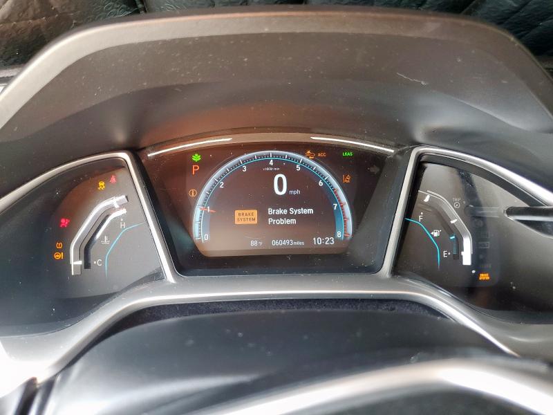 JHMFC1F76KX008589 - 2019 HONDA CIVIC EXL 银色 照片 9