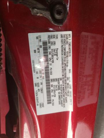 1FADP3F26EL244657 - 2014 FORD FOCUS SE RED photo 12