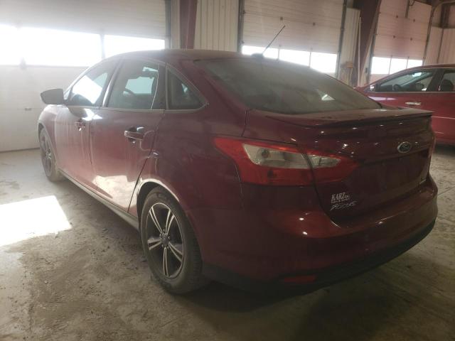 1FADP3F26EL244657 - 2014 FORD FOCUS SE RED photo 2