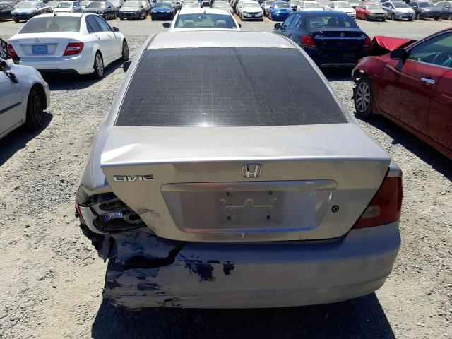 1HGEM22933L068900 - 2003 HONDA CIVIC EX ვერცხლისფერი ფოტო 6