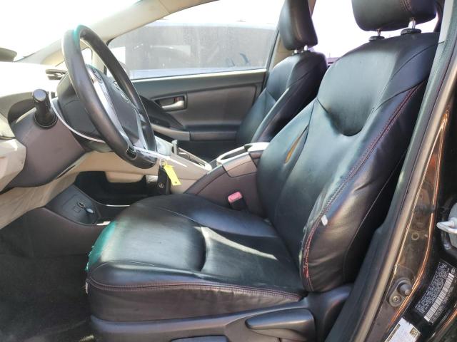 JTDKN3DU1D0346640 - 2013 TOYOTA PRIUS BLACK photo 7