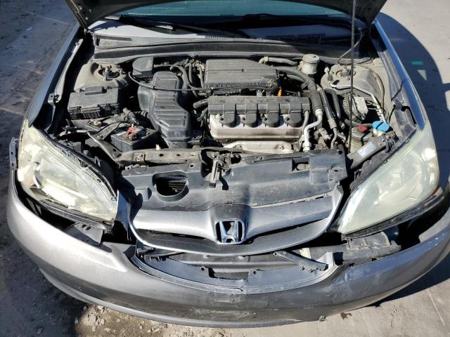 2HGES26725H545136 - 2005 HONDA CIVIC EX GRAY photo 11