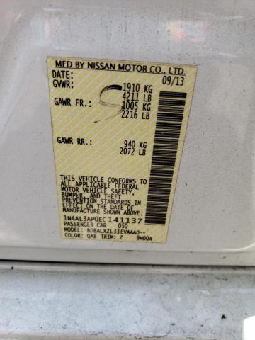 1N4AL3AP0EC141137 - 2014 NISSAN ALTIMA 2.5 WHITE photo 12