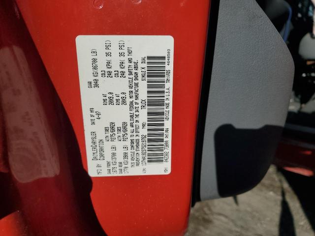 1D7HA18237S219762 - 2007 DODGE RAM 1500 ST RED photo 12