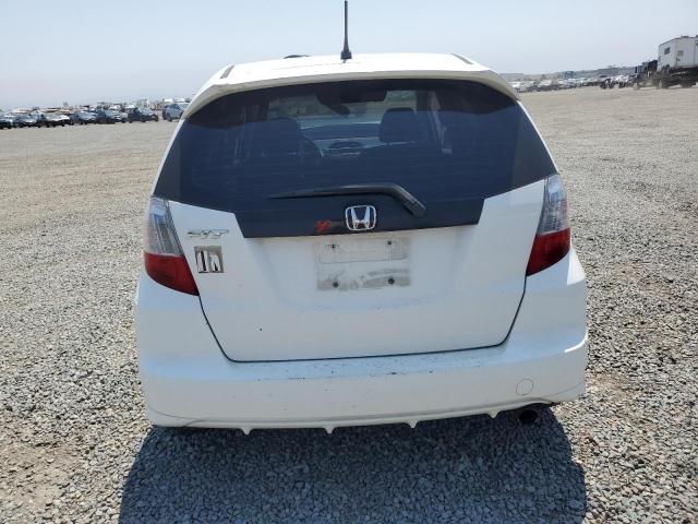 JHMGE8H46AS026323 - 2010 HONDA FIT SPORT WHITE photo 6