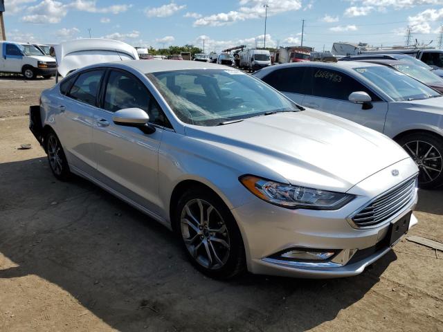 3FA6P0G76HR283269 - 2017 FORD FUSION S SILVER photo 4