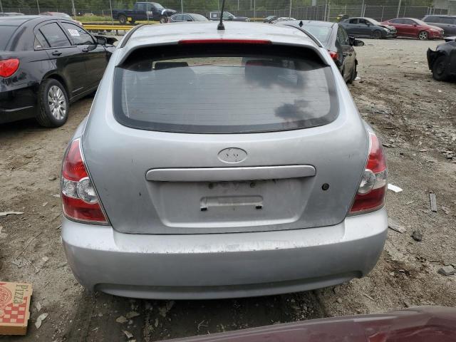 KMHCM36C47U035580 - 2007 HYUNDAI ACCENT GS SILVER photo 6