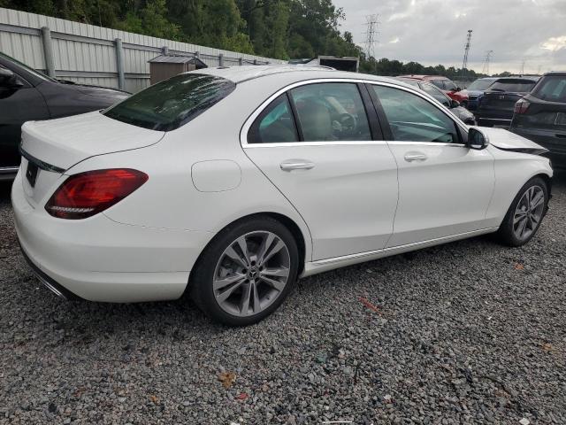 55SWF8DB8KU296780 - 2019 MERCEDES-BENZ C 300 WHITE photo 3