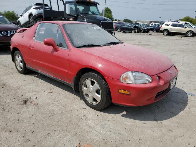 JHMEH6268PS008749 - 1993 HONDA CIVIC DEL SOL SI RED photo 4