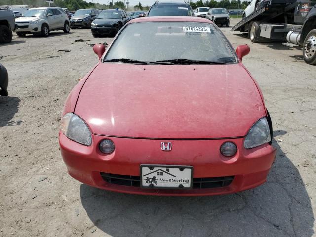 JHMEH6268PS008749 - 1993 HONDA CIVIC DEL SOL SI RED photo 5