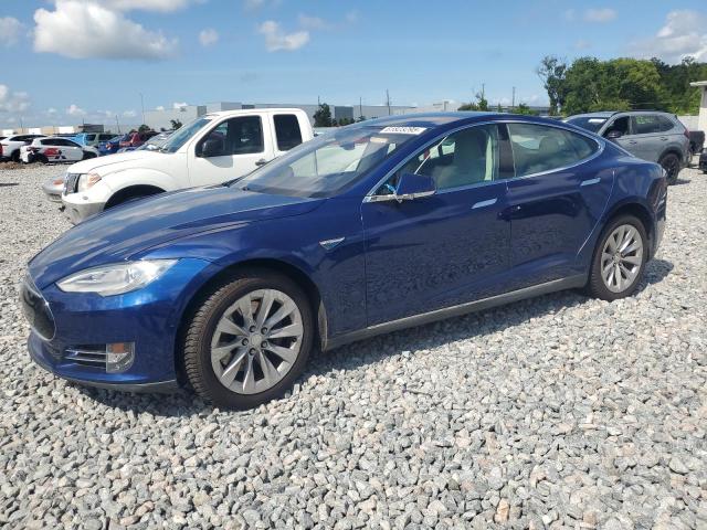 5YJSA1E29GF134975 - 2016 TESLA MODEL S 蓝色 照片 1