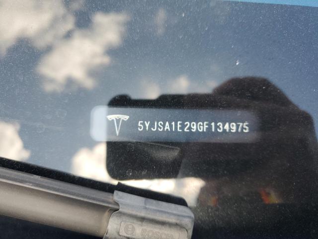 5YJSA1E29GF134975 - 2016 TESLA MODEL S 蓝色 照片 13