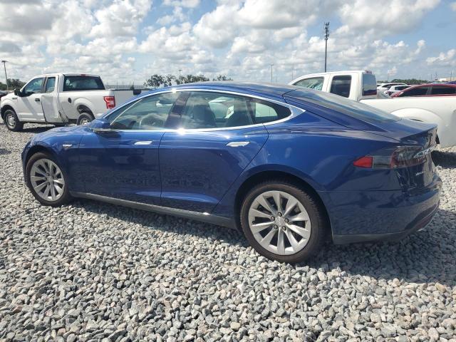 5YJSA1E29GF134975 - 2016 TESLA MODEL S 蓝色 照片 2