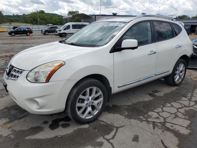 JN8AS5MVXDW133051 - 2013 NISSAN ROGUE S WHITE photo 1