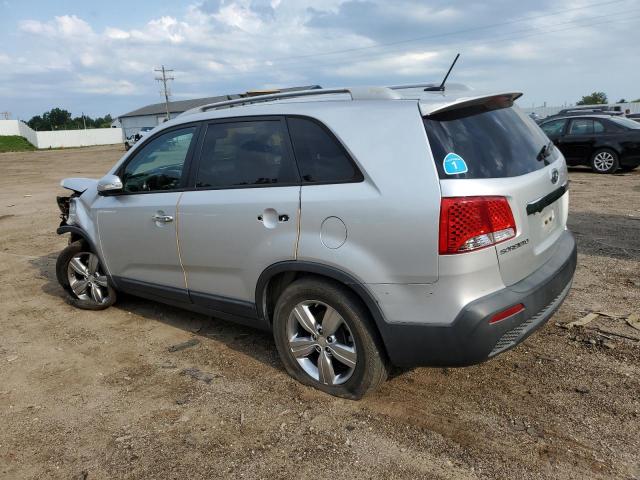 5XYKU3A63DG371445 - 2013 KIA SORENTO EX SILVER photo 2