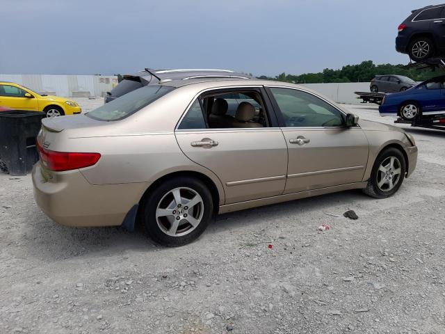 JHMCN36405C002653 - 2005 HONDA ACCORD HYBRID TAN photo 3