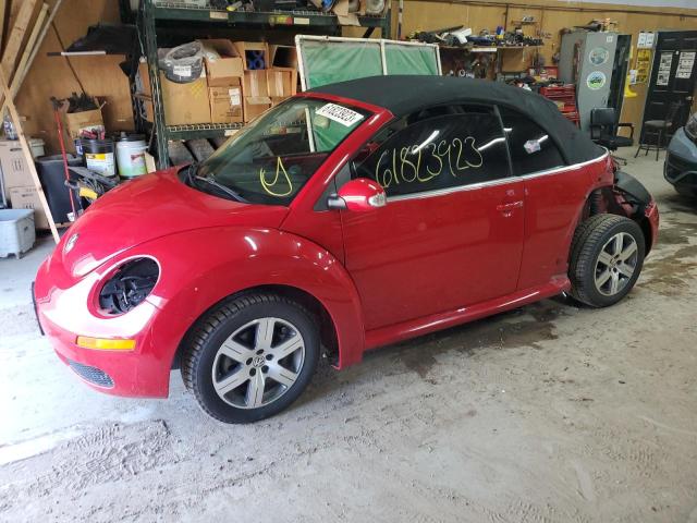 3VWRF31Y66M330188 - 2006 VOLKSWAGEN NEW BEETLE CONVERTIBLE OPTION PACKAGE 1 RED photo 1