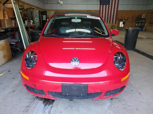 3VWRF31Y66M330188 - 2006 VOLKSWAGEN NEW BEETLE CONVERTIBLE OPTION PACKAGE 1 RED photo 5