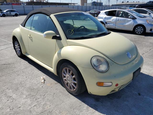 3VWCM31Y24M341441 - 2004 VOLKSWAGEN NEW BEETLE GLS YELLOW photo 1