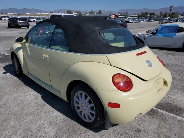 3VWCM31Y24M341441 - 2004 VOLKSWAGEN NEW BEETLE GLS YELLOW photo 3