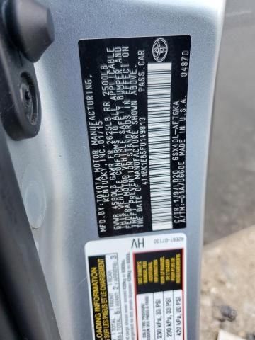 4T1BK1EB5FU149813 - 2015 TOYOTA AVALON XLE Gümüş foto 12