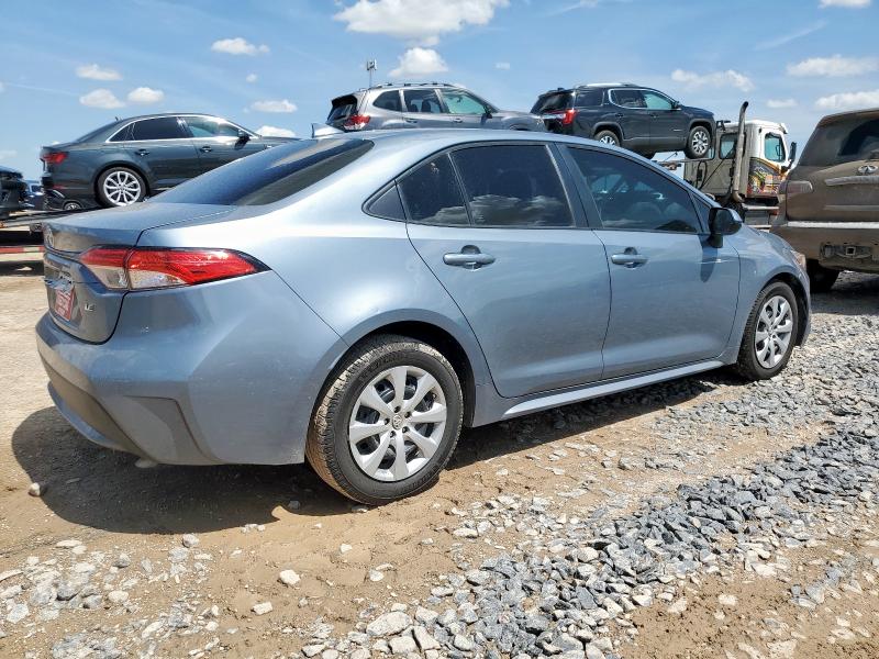 5YFEPMAE7MP180866 - 2021 TOYOTA COROLLA LE 蓝色 照片 3