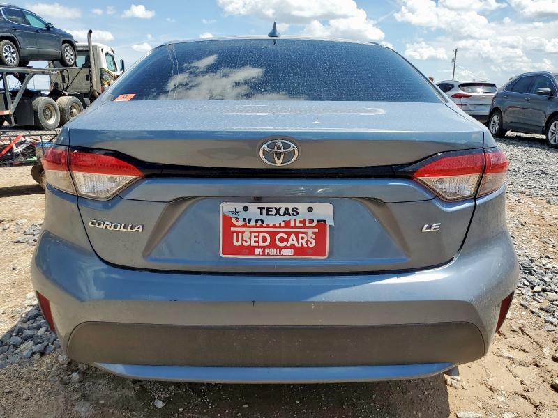 5YFEPMAE7MP180866 - 2021 TOYOTA COROLLA LE 蓝色 照片 6