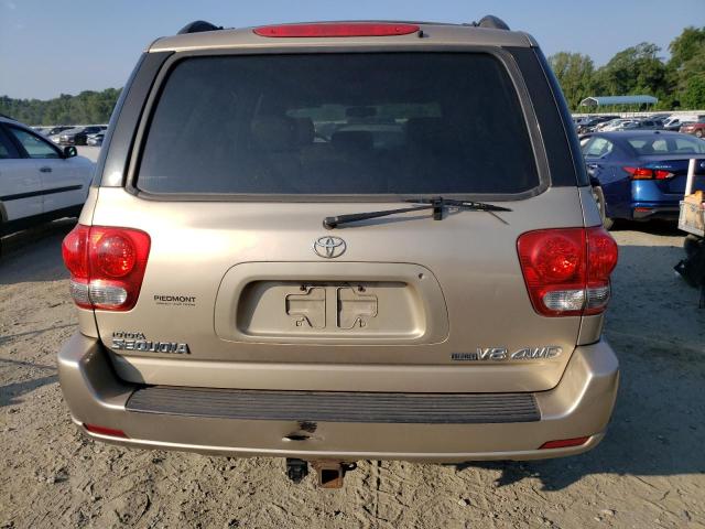 5TDBT48A86S263671 - 2006 TOYOTA SEQUOIA LIMITED GOLD photo 6