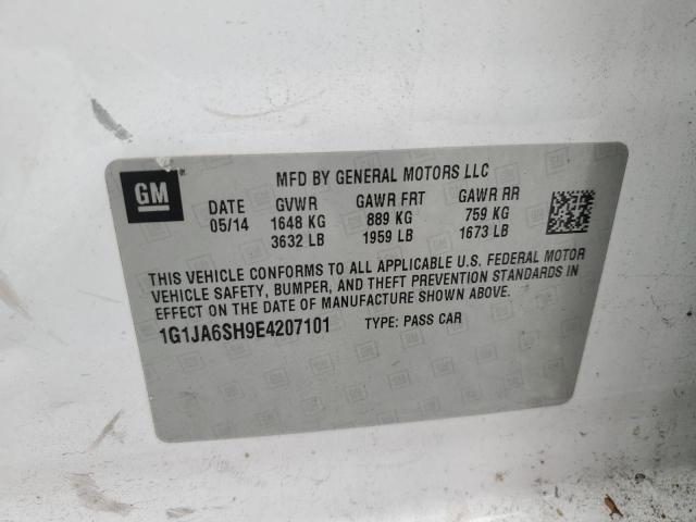 1G1JA6SH9E4207101 - 2014 CHEVROLET SONIC LS 白色 照片 13