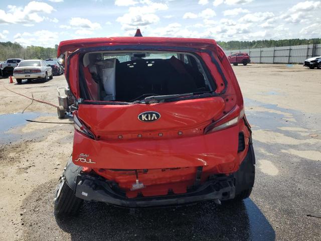 KNDJ23AUXL7051535 - 2020 KIA SOUL LX RED photo 6