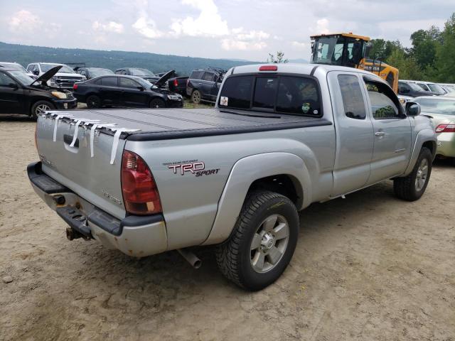 5TEUU42N05Z104694 - 2005 TOYOTA TACOMA ACCESS CAB ვერცხლისფერი ფოტო 3