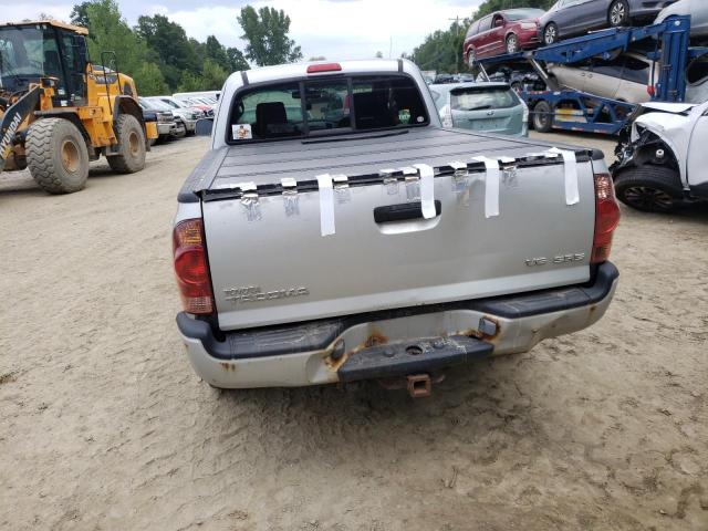 5TEUU42N05Z104694 - 2005 TOYOTA TACOMA ACCESS CAB ვერცხლისფერი ფოტო 6