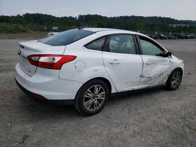 1FAHP3H28CL337823 - 2012 FORD FOCUS SEL WHITE photo 3