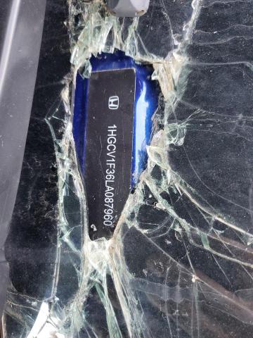 1HGCV1F36LA087960 - 2020 HONDA ACCORD SPORT BLUE photo 12