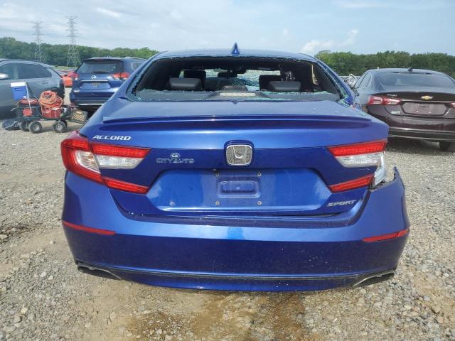 1HGCV1F36LA087960 - 2020 HONDA ACCORD SPORT BLUE photo 6