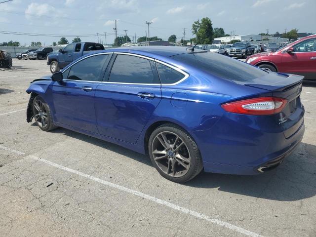 3FA6P0D93GR213314 - 2016 FORD FUSION TITANIUM BLUE photo 2